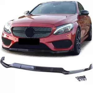 image-33-Performance első spoiler toldat fényes fekete Mercedes C-osztály W205 S205 2014-2018