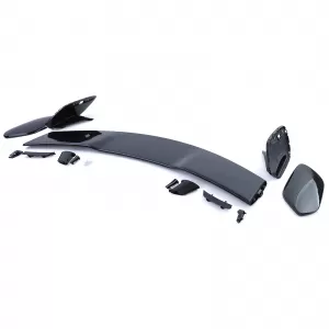 Spoiler posteriore tetto look sportivo nero lucido adatto per Mercedes A-Class W177 dal 18-image-6197233