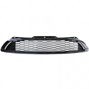 Set griglia radiatore 3 pezzi nero lucido adatto per Mini One Cooper JCW R56 R57 R58 R59-image-6197278