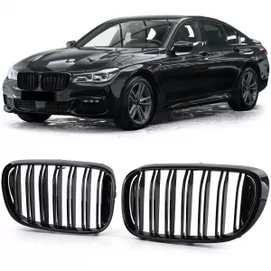 image-49-Sport grille double slat performance gloss suitable for 7 Series BMW G11 15-19