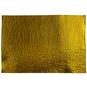 Auspuff Hitzeschutz Matte Alu Keramik selbstklebend Gold 1,5mm 50cmx50cm 500°C
