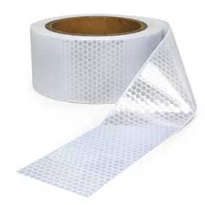 image-19-Signalband Markierungsband Absperrband selbstklebend reflektierend weiß 20m