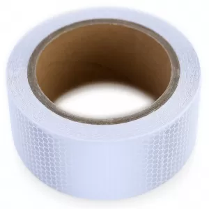 Signal tape marking tape barrier tape self-adhesive reflective white 20m