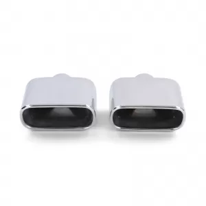 Exhaust tailpipes sport look suitable for BMW X5 E53 3.0i 99-06