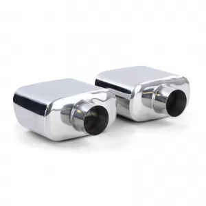 Exhaust tailpipes sport look suitable for BMW X5 E53 3.0i 99-06
