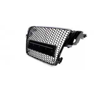 Sport radiator grille grill glossy black for Audi A5 8T 07-11