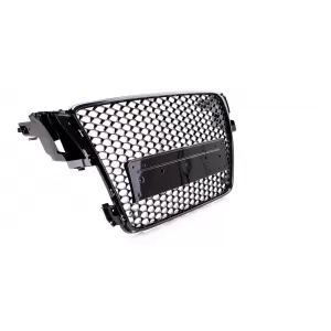 Sport radiator grille grill glossy black for Audi A5 8T 07-11