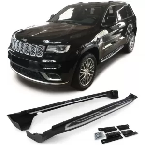 Aluminum Side Steps Flank Protection OE Style for Jeep Grand Cherokee WK2 10-17