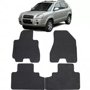 image-13-Prémium gumi autószőnyeg szett fekete Hyundai Tucson JM 04-10
