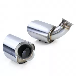 Exhaust tailpipes stainless steel oval 115*85 mm for Porsche 911 996 98-01 3.4 221kw