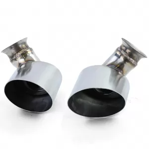 Exhaust tailpipes stainless steel oval 115*85 mm for Porsche 911 996 98-01 3.4 221kw