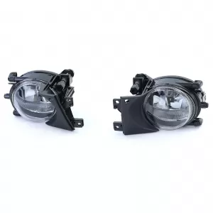 Clear glass fog lights H8 pair suitable for BMW 5 Series E39 Sedan Touring 00-04
