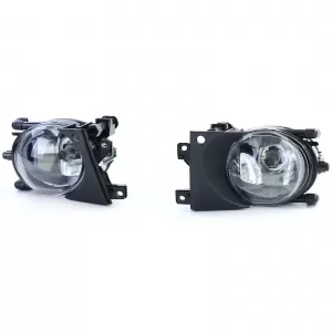 Clear glass fog lights H8 pair suitable for BMW 5 Series E39 Sedan Touring 00-04