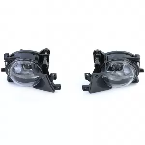 Clear glass fog lights H8 pair suitable for BMW 5 Series E39 Sedan Touring 00-04