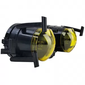 Clear glass yellow fog light set for BMW X3 E83 with M package 04-06