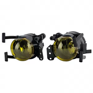 Clear Glass Fog Light Set Yellow for 3 Series BMW E46 Coupe Convertible 03-07