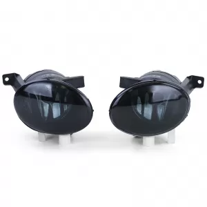 Clear Glass Fog Light Set Black Smoke for VW Beetle + Caddy III