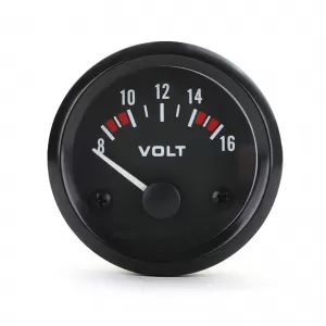 image-18-Voltmérő kiegészítő műszer 52mm Youngtimer Classic fekete
