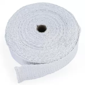 Exhaust heat shield tape ceramic up to 1300°C 50mmx2mm 15 meters