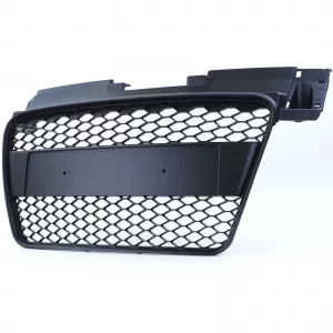 Griglia del radiatore a nido d'ape senza emblema nero opaco, adatta per Audi TT 8J pre-facelift 06-10-image-6197738