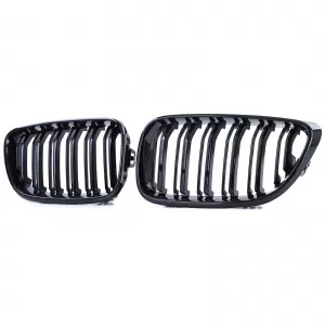 Sport double-slat performance gloss front grille suitable for 2 Series BMW F22 F23 14-21