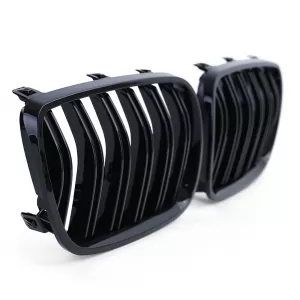 Sport double slat performance glossy kidney grille fits BMW X3 E83 06-11