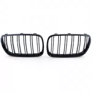 Sport double slat performance glossy kidney grille fits BMW X3 E83 06-11