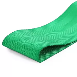 Tow hook racing tow strap made of fabric universal 26.5cm green