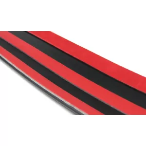 Flexible car door protection strip universal adhesive black 150cm