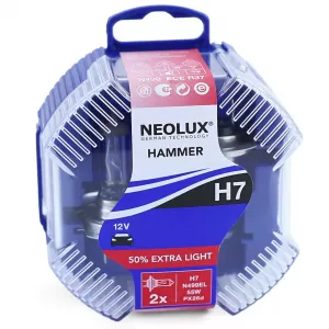 H7 55W 12V car bulbs Extra Light +50% bulbs NEOLUX by Osram 2 pieces