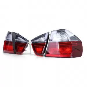 Set di fanali posteriori Blackline adatto per BMW Serie 3 E90 Sedan 05-08-image-6197851