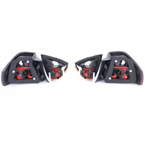 Set di fanali posteriori Blackline adatto per BMW Serie 3 E90 Sedan 05-08-image-6197854