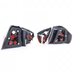 Set di fanali posteriori Blackline adatto per BMW Serie 3 E90 Sedan 05-08-image-6197855