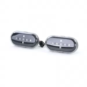 LED oldalindex szett átlátszó üveg fekete Smart Fortwo 453 Coupe Cabrio 2014-től-image-6197866