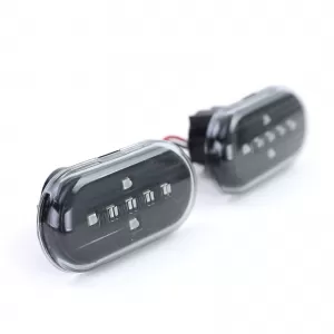 LED oldalindex szett átlátszó üveg fekete Smart Fortwo 453 Coupe Cabrio 2014-től-image-6197867