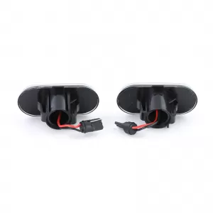 LED oldalindex szett átlátszó üveg fekete Smart Fortwo 453 Coupe Cabrio 2014-től-image-6197870