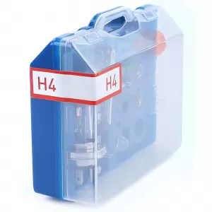 Spare bulb box with fuses bulb set H4 P21 10-piece for car vehicle 12V