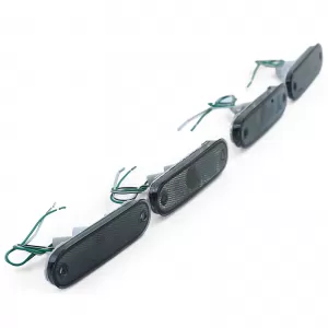 Side marker lights reflectors black smoke set for Mazda MX5 89-05