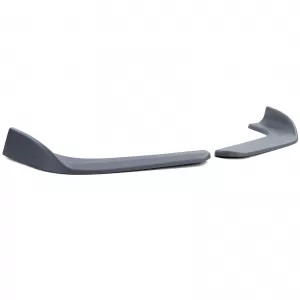 Front spoiler flaps cup wings flat universal black performance 7