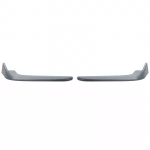 Front spoiler flaps cup wings flat universal black performance 7