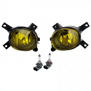 Clear glass fog light set yellow for Audi A3 8P1 8P7 A4 B7 8E B6 8H