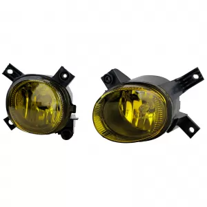 Clear glass fog light set yellow for Audi A3 8P1 8P7 A4 B7 8E B6 8H