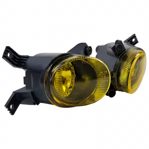 Clear glass fog light set yellow for Audi A3 8P1 8P7 A4 B7 8E B6 8H