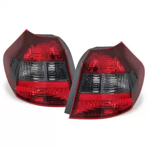 Tail lights red black smoke right left suitable for 1 Series BMW E81 E87 04-07