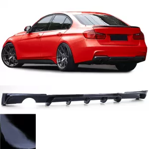 image-4-Performance diffúzor fényes fekete BMW 3-as F30 F31 316 318 320 modellekhez
