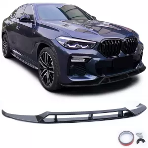 image-77-Performance első spoiler toldat fényes fekete BMW X6 G06 2019-től