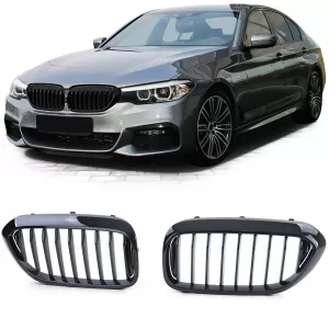 image-41-Sport hűtőrács Performance fényes fekete BMW 5-ös G30 G31 17-20