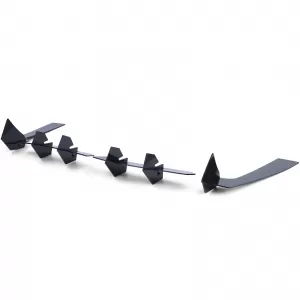 Sport rear diffuser CUP extension gloss black for Ford Mustang GT MK6 from 14