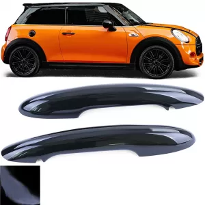 Door handle cover black gloss suitable for Mini F55 F56 F57 without comfort access