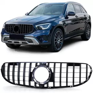 image-43-Sport hűtőrács fényes fekete Mercedes GLC X253 C253 sportcsomag nélkül 19-22